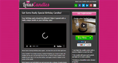 Desktop Screenshot of lotuscandles.com